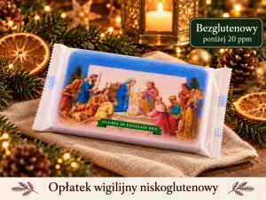 Opłatek wigilijny niskoglutenowy – 3 sztuki w paczce (poniżej 20 ppm)