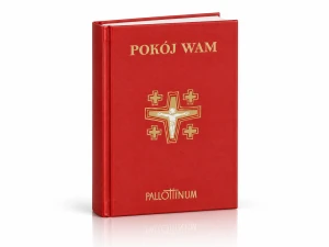Modlitewnik „Pokój Wam” – czerwony, bardzo duża czcionka