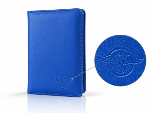 Biblia z kolorową wkładką, oprawa błękitna