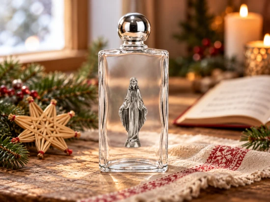 Buteleczka na wodę święconą – Matka Boska Niepokalana 100 ml