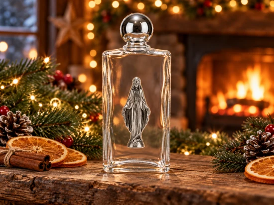 Buteleczka na wodę święconą – Matka Boska Niepokalana 100 ml