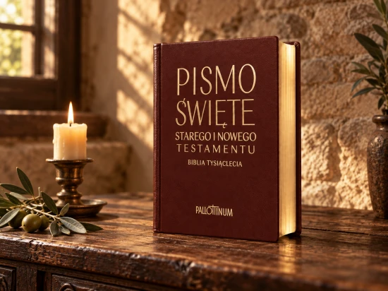 Pełne wydanie Starego i Nowego Testamentu opublikowane przez Pallottinum.