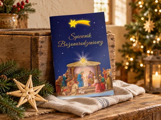 Spis treści obejmuje 27 pozycji z polskimi kolędami i pieśniami świątecznymi.
