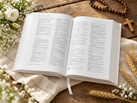 Pismo Święte Stary i Nowy Testament Białe B6 – Biblia z komentarzem