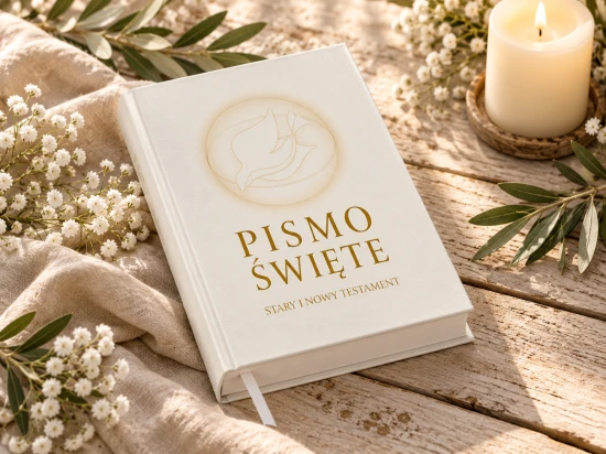 Pismo Święte Stary i Nowy Testament Białe B6 – Biblia z komentarzem