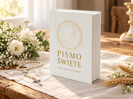 Pismo Święte Stary i Nowy Testament Białe B6 – Biblia z komentarzem