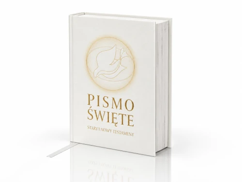 Pismo Święte Stary i Nowy Testament Białe B6 – Biblia z komentarzem