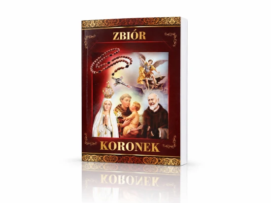 Okładkę zdobią wizerunki Matki Bożej, świętych, Archanioła Michała oraz różaniec.