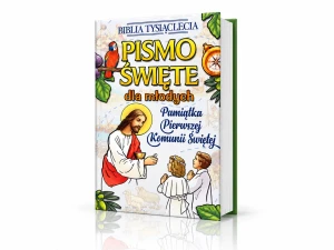 Pismo Święte dla młodych „Biblia z papugą” – Pamiątka Pierwszej Komunii Świętej