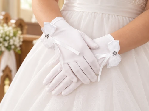 Rękawiczki komunijne z najnowszej kolekcji