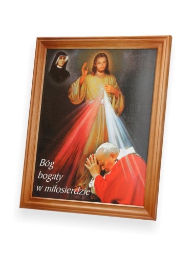  Obraz Bóg bogaty w miłosierdzie 27x23