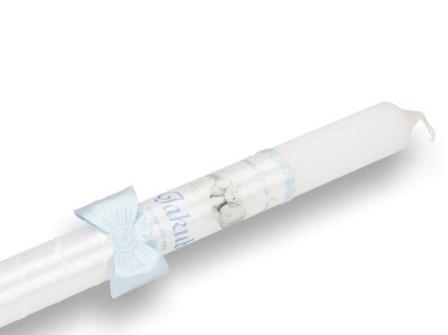 Zestaw na Chrzest ze zdjęciem dziecka - koronka