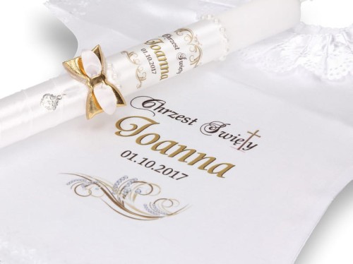 Zestaw do Chrztu w stylu VINTAGE