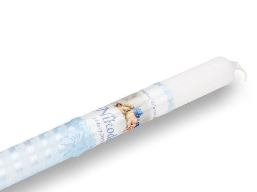 Zestaw na Chrzest ze zdjęciem dziecka - Serce