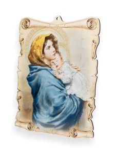 Obrazek pastelowy - Matka Boska z dzieciątkiem