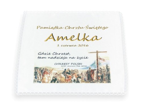 Szatka EDYCJA LIMITOWANA - z emblematem Chrztu Polski 