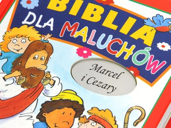 Biblia dla maluchów z grawerowanym imieniem dziecka 