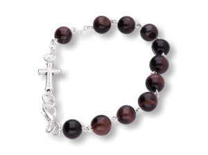 Różaniec / bransoletka, kamień BAWOLE OKO