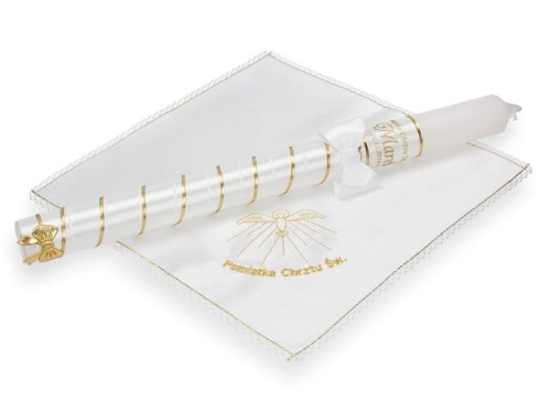 Szatka + Świeca z imieniem dziecka