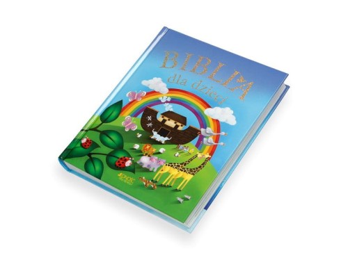 Biblia dla dzieci - złocone napisy (J)