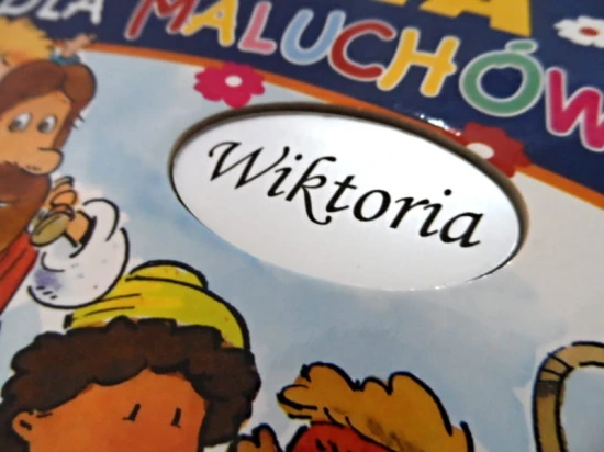 Biblia dla maluchów z grawerowanym imieniem dziecka