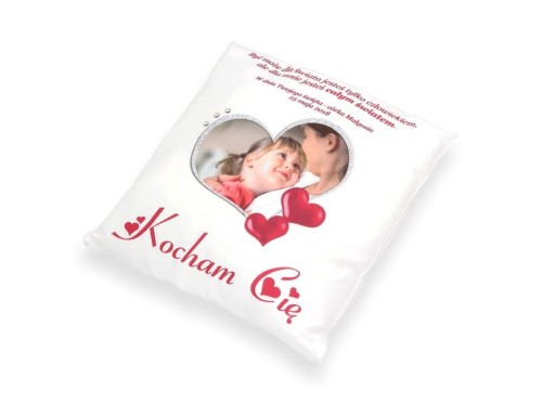 Poduszka z nadrukiem na różne okazję