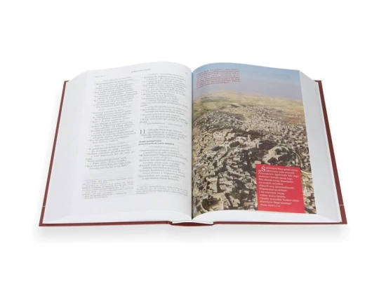 Biblia Tysiąclecia ze zdjęciami z Ziemi Świętej