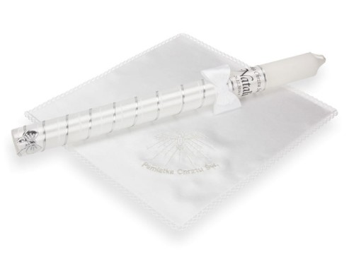 Szatka + Świeca z imieniem dziecka