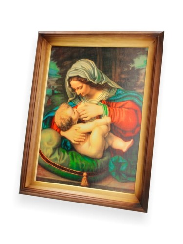 Obraz Matka Boska Karmiąca - 47x37