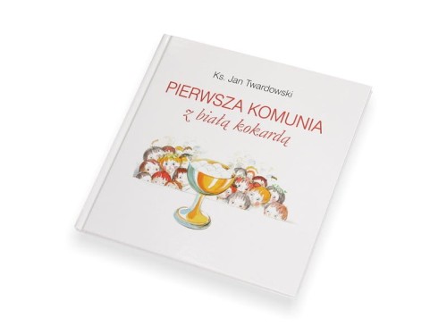  Pierwsza Komunia z białą kokardą