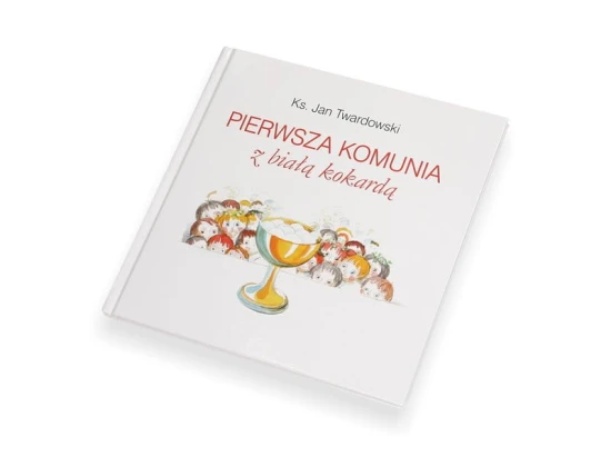  Pierwsza Komunia z białą kokardą