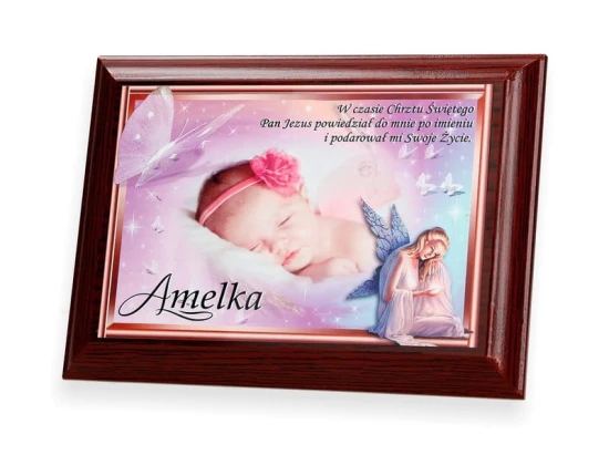  Oryginalna Pamiątka Chrztu *NOWOŚĆ* statuetka/obraz