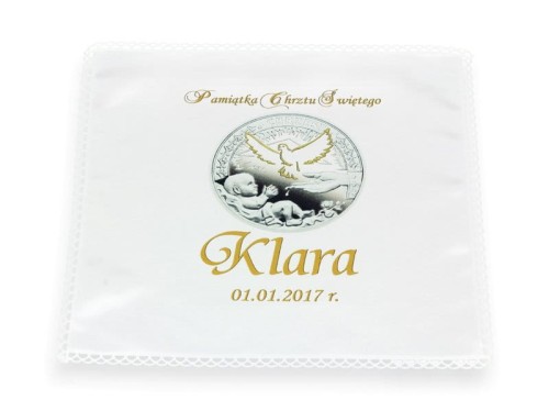 Szatka RICHELIUE z emblematem Chrzest