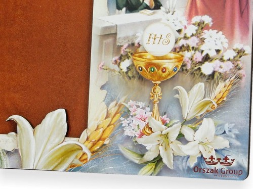  Ramka na zdjęcie Pierwsza Komunia Święta (chł)