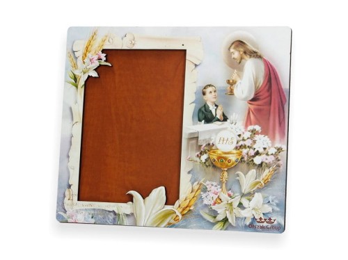  Ramka na zdjęcie Pierwsza Komunia Święta (chł)