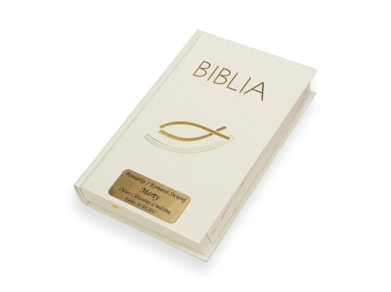 Biblia. Pamiątka I Komunii Świętej z Twoim grawerem! 