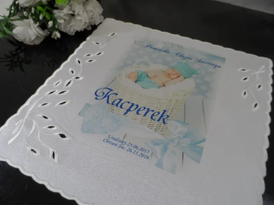  Szatka Richelieu ze zdjęciem