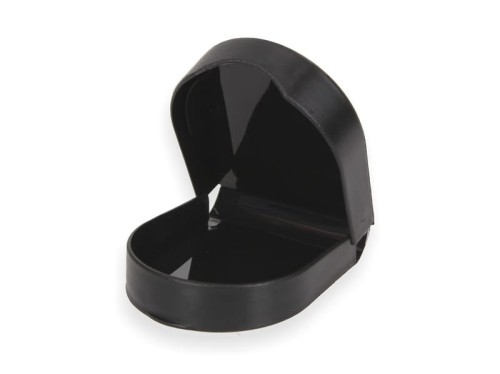 Pudełko na różaniec IHS w formie U - czarne