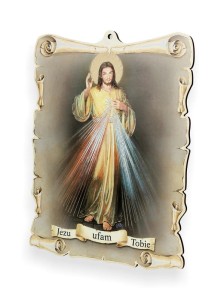 Obrazek pastelowy - Jezu ufam Tobie