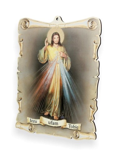 Obrazek pastelowy - Jezu ufam Tobie