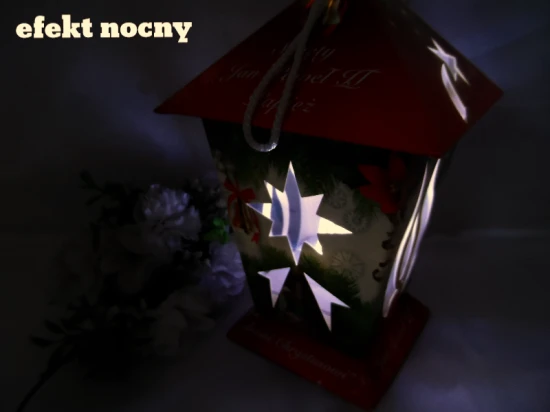 Lampion na roraty LED - podświetlenie