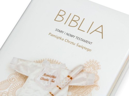 Biblia Pamiątka Chrztu Świętego
