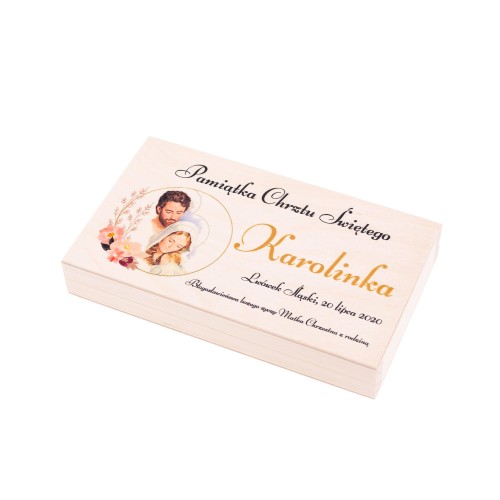 Pudełeczko drewniane EKO ♻ z nadrukiem UV