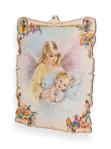 Obrazek pastelowy - Anioł Stróż - zawsze przy Tobie