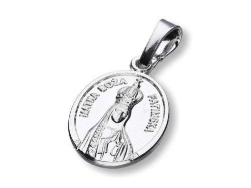 Medalik srebrny - MB Fatimska, próba 925