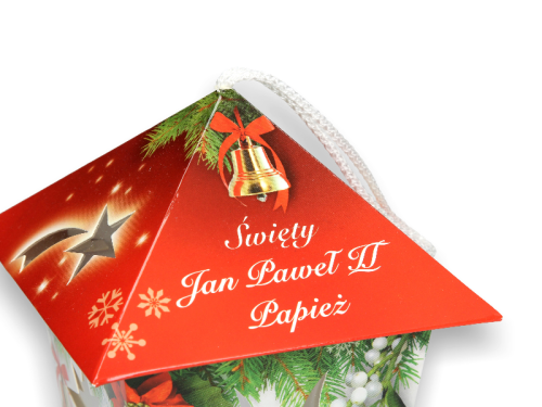 Lampion roratni LED czerwony Jan Paweł II