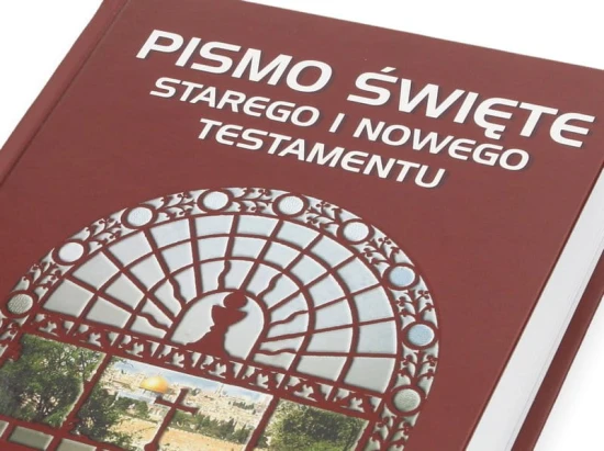 Biblia Tysiąclecia ze zdjęciami z Ziemi Świętej