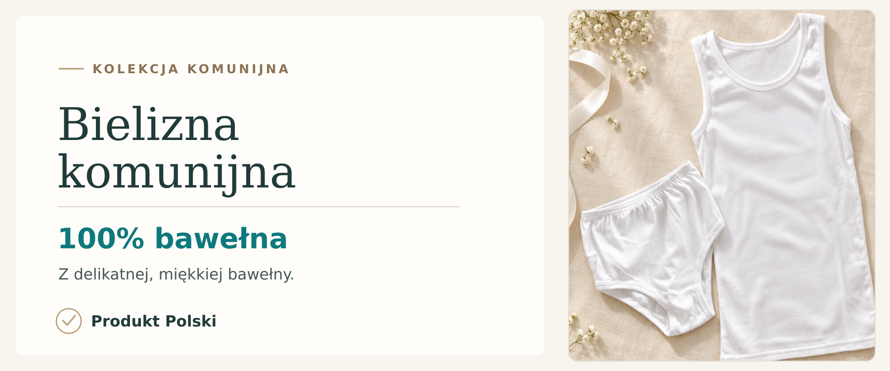 Bielizna komunijna